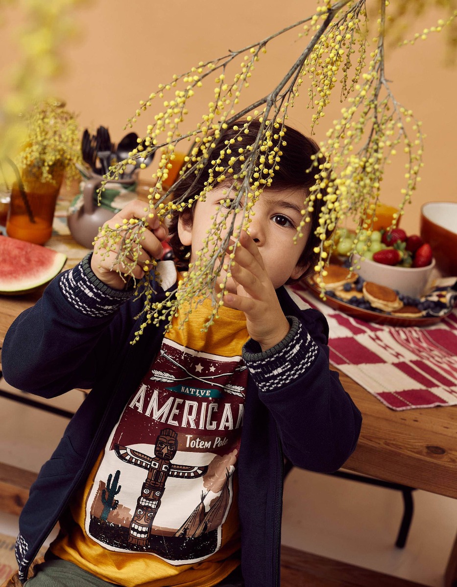 Bluza cu maneca lunga, Zippy, American Totem