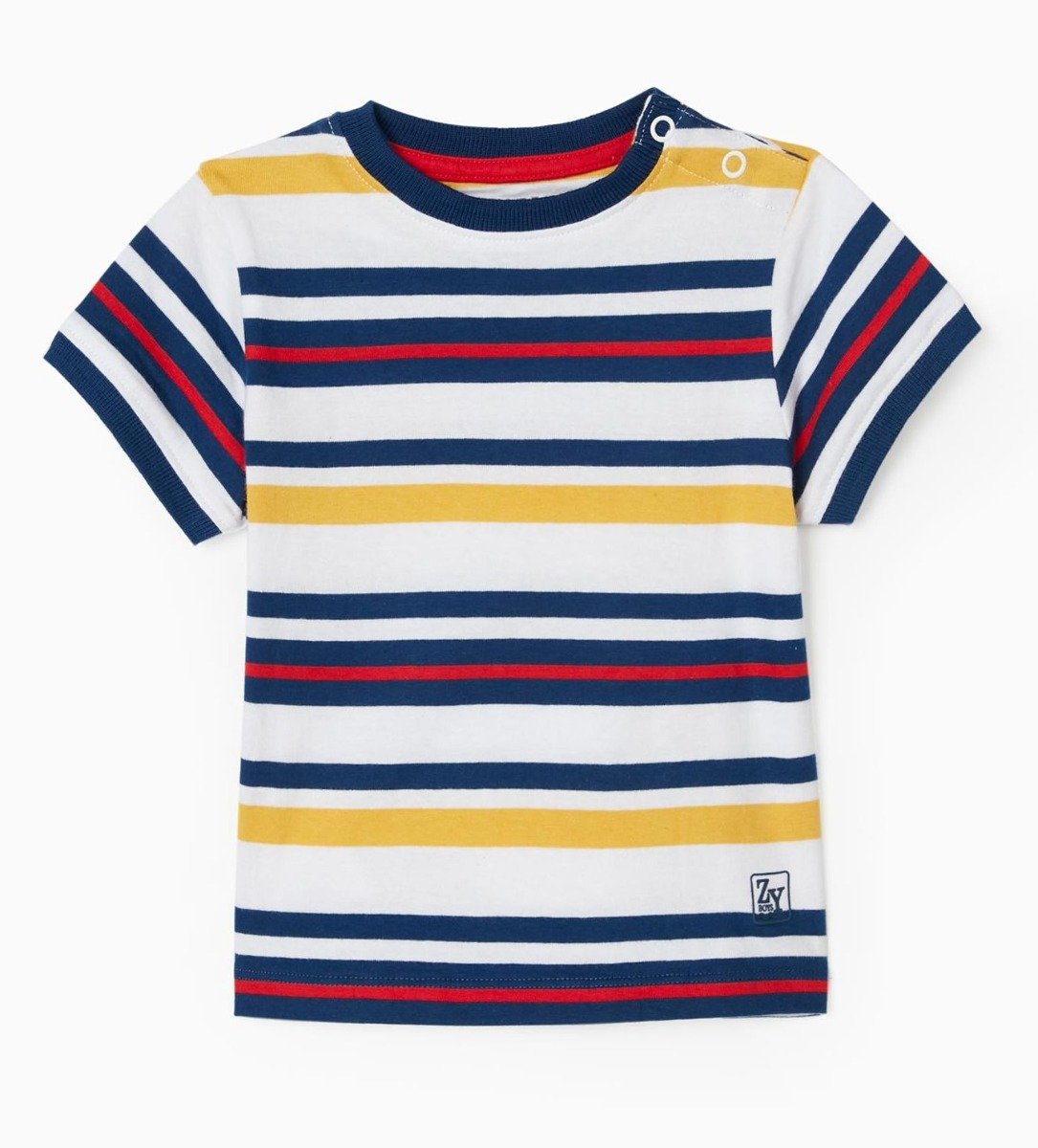 Tricou cu maneca scurta, Zippy, in dungi