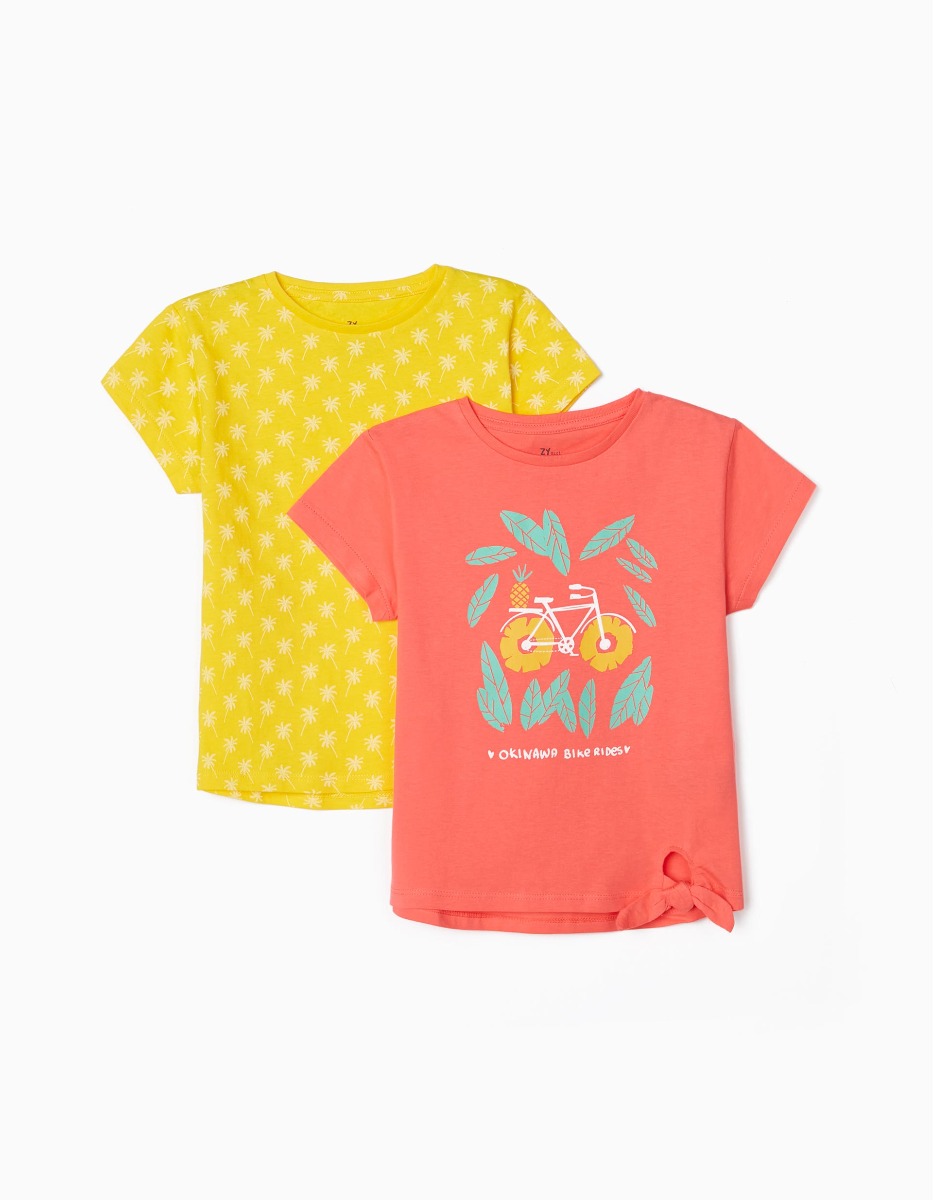 Set tricouri cu maneca scurta, zippy, dandelion