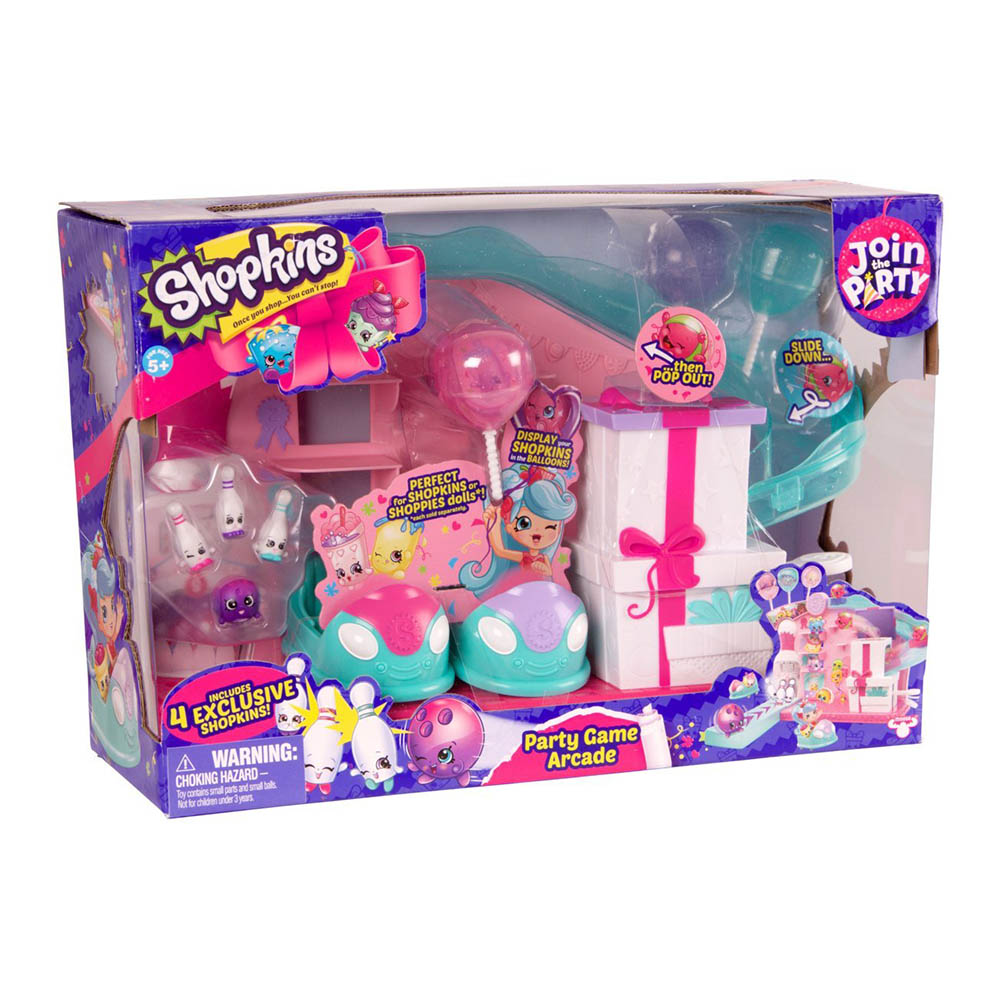 set moose shopkins - petrecerea cu jocuri