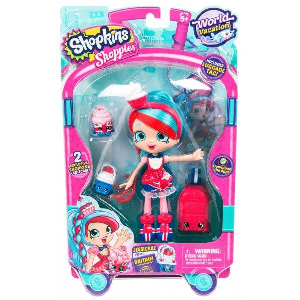 Set papusa shopkins shoppies jessicake cu accesorii