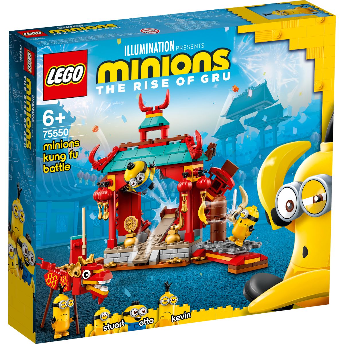 LEGO® Minions – Lupta Kung Fu a minionilor (75550) (75550) imagine noua responsabilitatesociala.ro