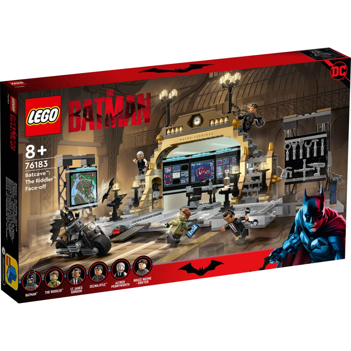 LEGO® Super Heroes – Batcave Confruntarea cu Riddler (76183) (76183) imagine 2022 protejamcopilaria.ro