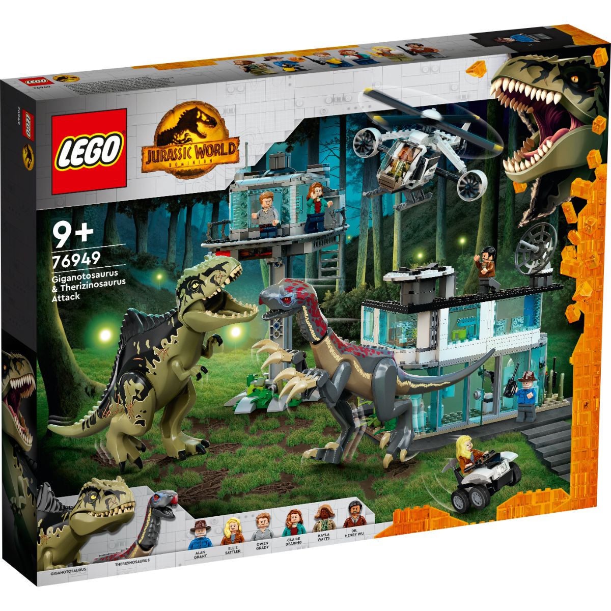 LEGO® Jurassic World – Atacul Giganotozaurului si Therizinosaurului (76949) (76949) imagine noua responsabilitatesociala.ro