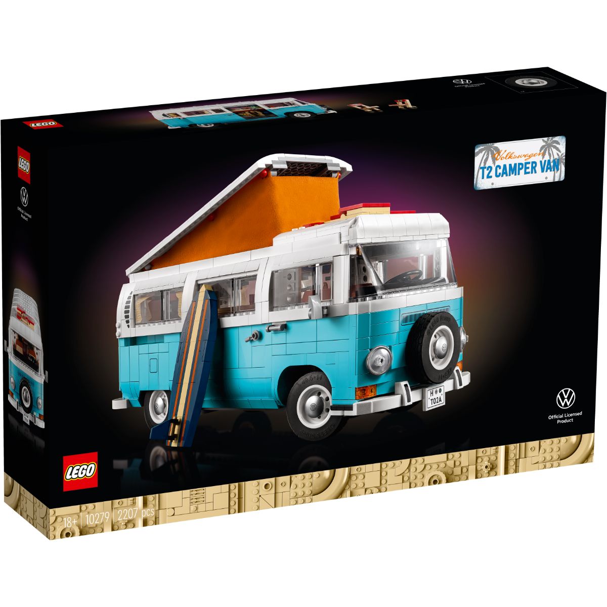 LEGO® Icons – Furgoneta de Camping Volkswagen T2 (10279) (10279) imagine 2022 protejamcopilaria.ro