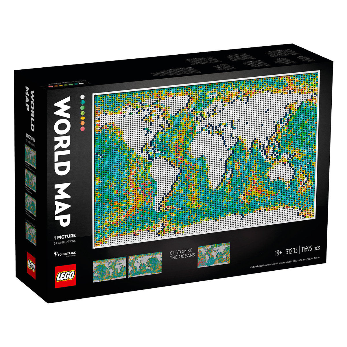 LEGO® Art – Harta Lumii (31203) LEGO imagine 2022