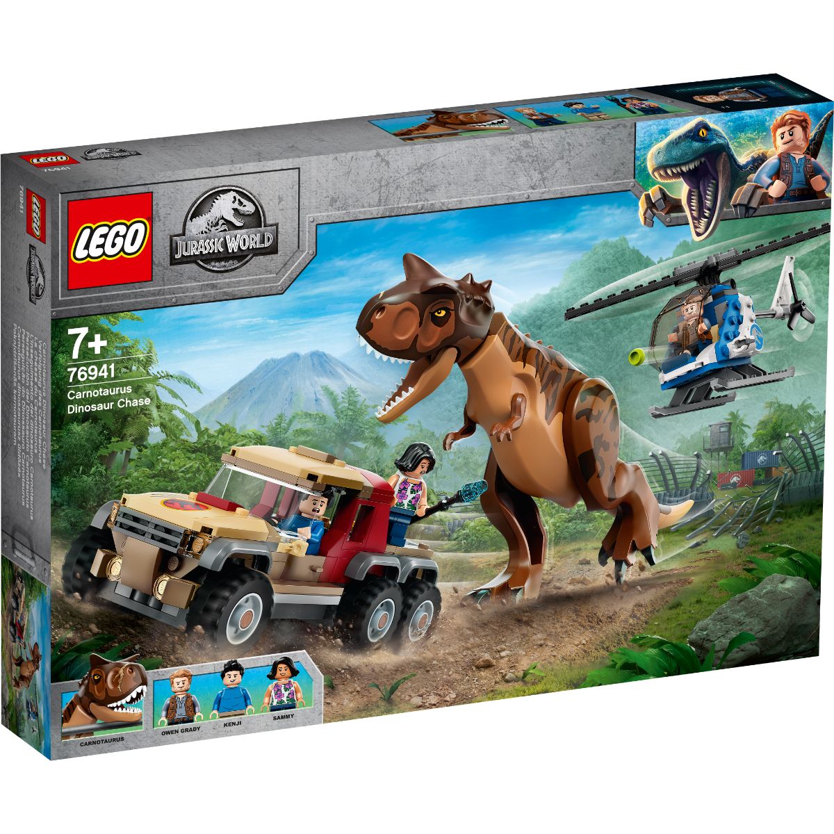 LEGO® Jurassic World - Urmarirea Dinozaurului Carnotaurus (76941)
