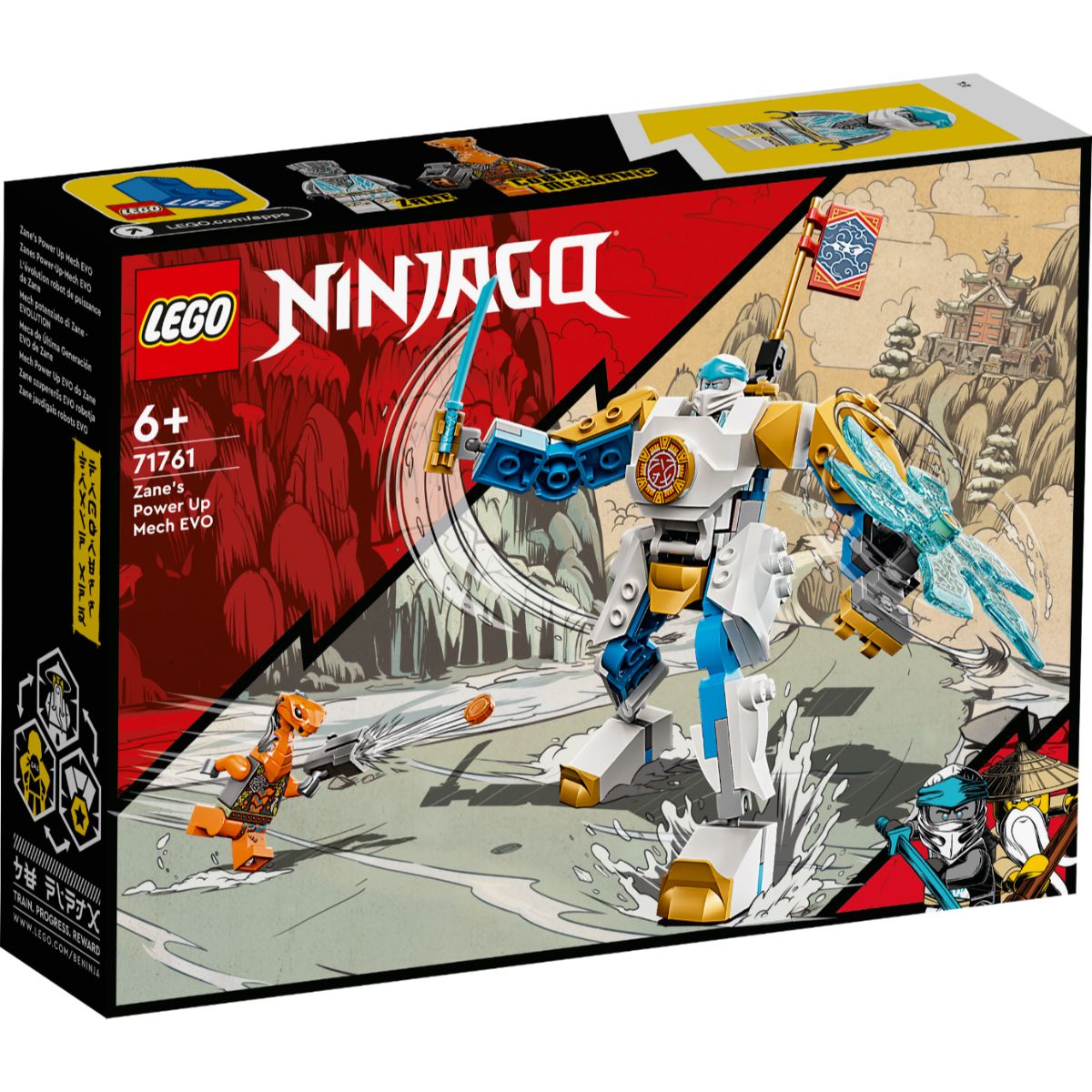 LEGO® Ninjago – Robotul Evo Power Up al lui Zane (71761) (71761) imagine 2022 protejamcopilaria.ro