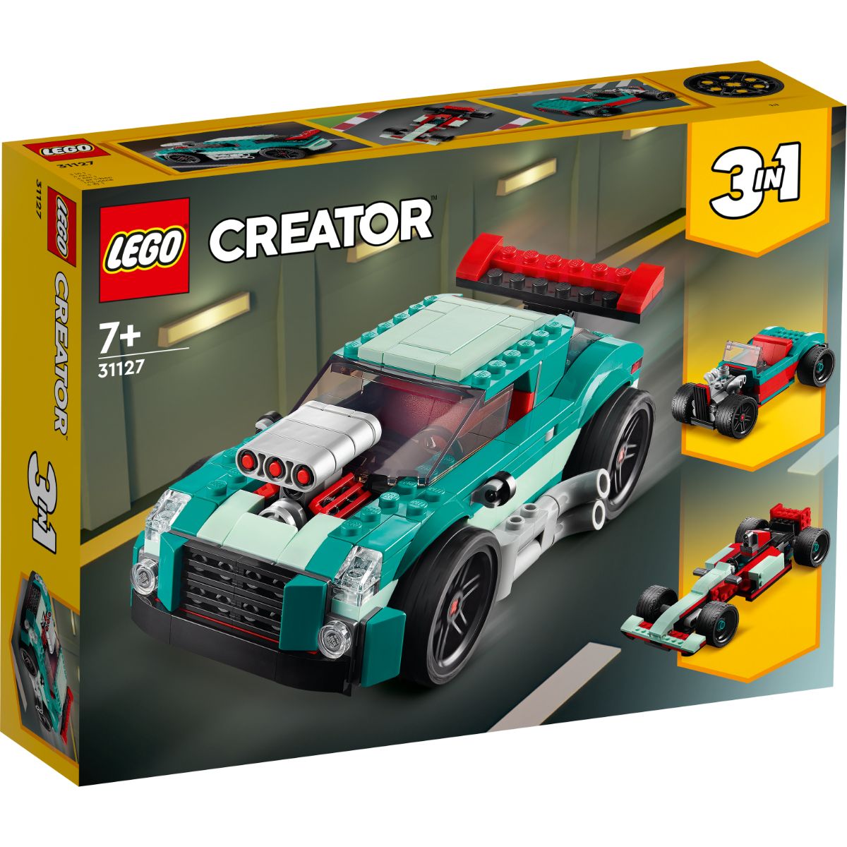 LEGO® Creator – Masina de curse pe sosea (31127) (31127) imagine 2022 protejamcopilaria.ro