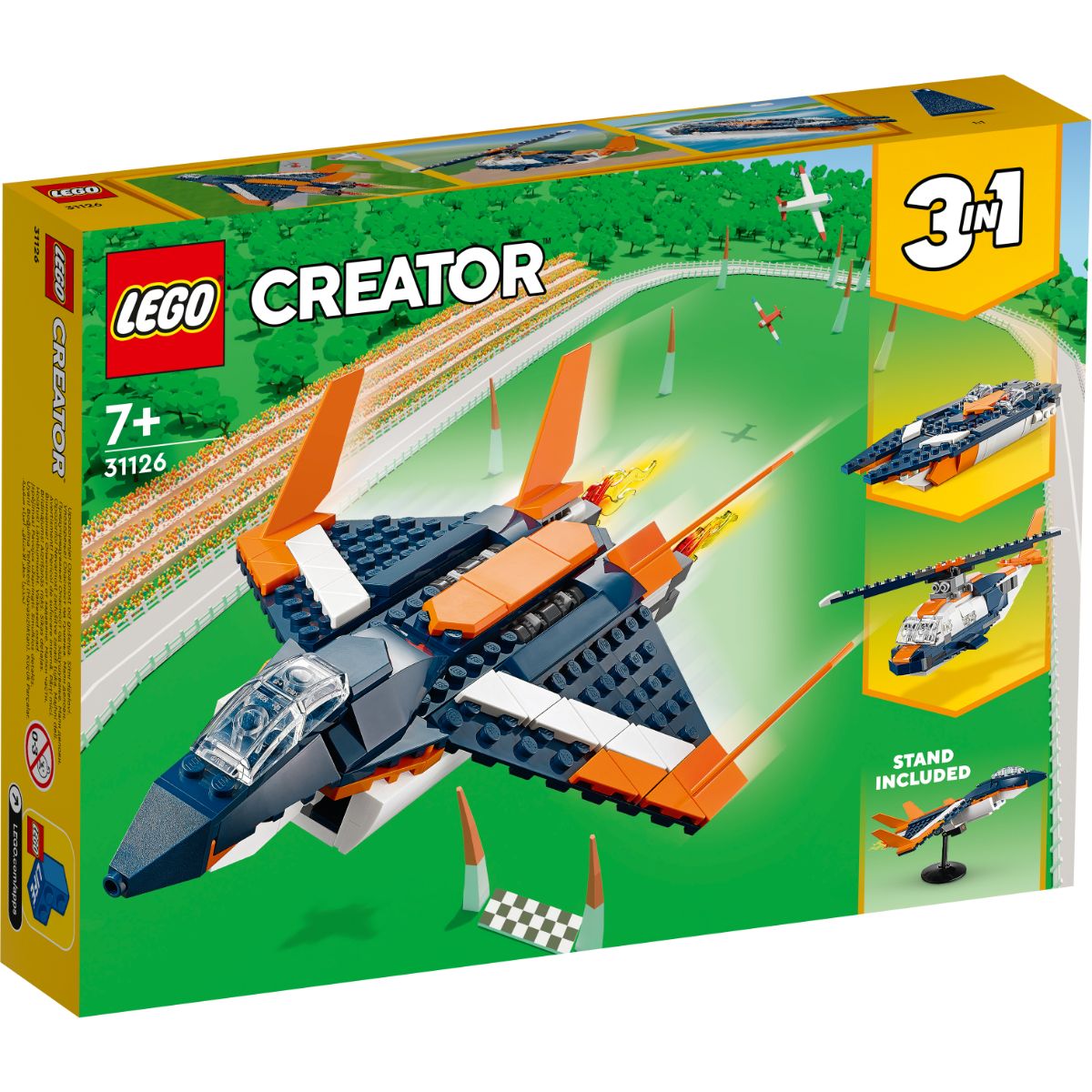LEGO® Creator – Avion Supersonic (31126) LEGO® imagine noua