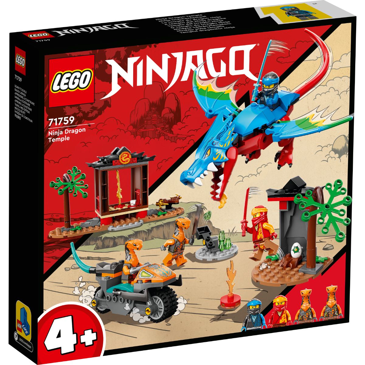 LEGO® Ninjago – Templul Dragonilor Ninja (71759) (71759) imagine noua responsabilitatesociala.ro