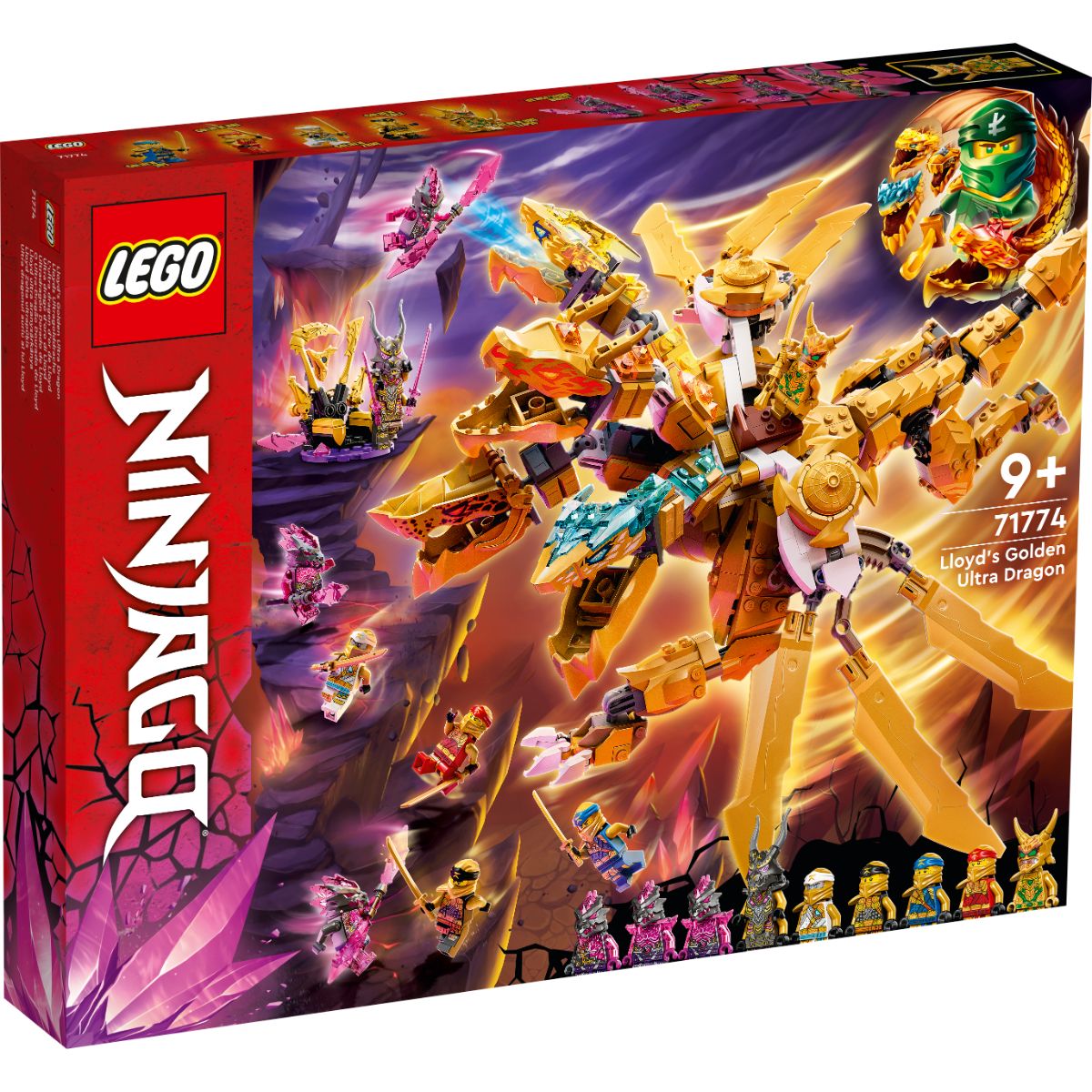 LEGO® Ninjago – Ultra dragonul auriu al lui Lloyd (71774) (71774) imagine noua responsabilitatesociala.ro