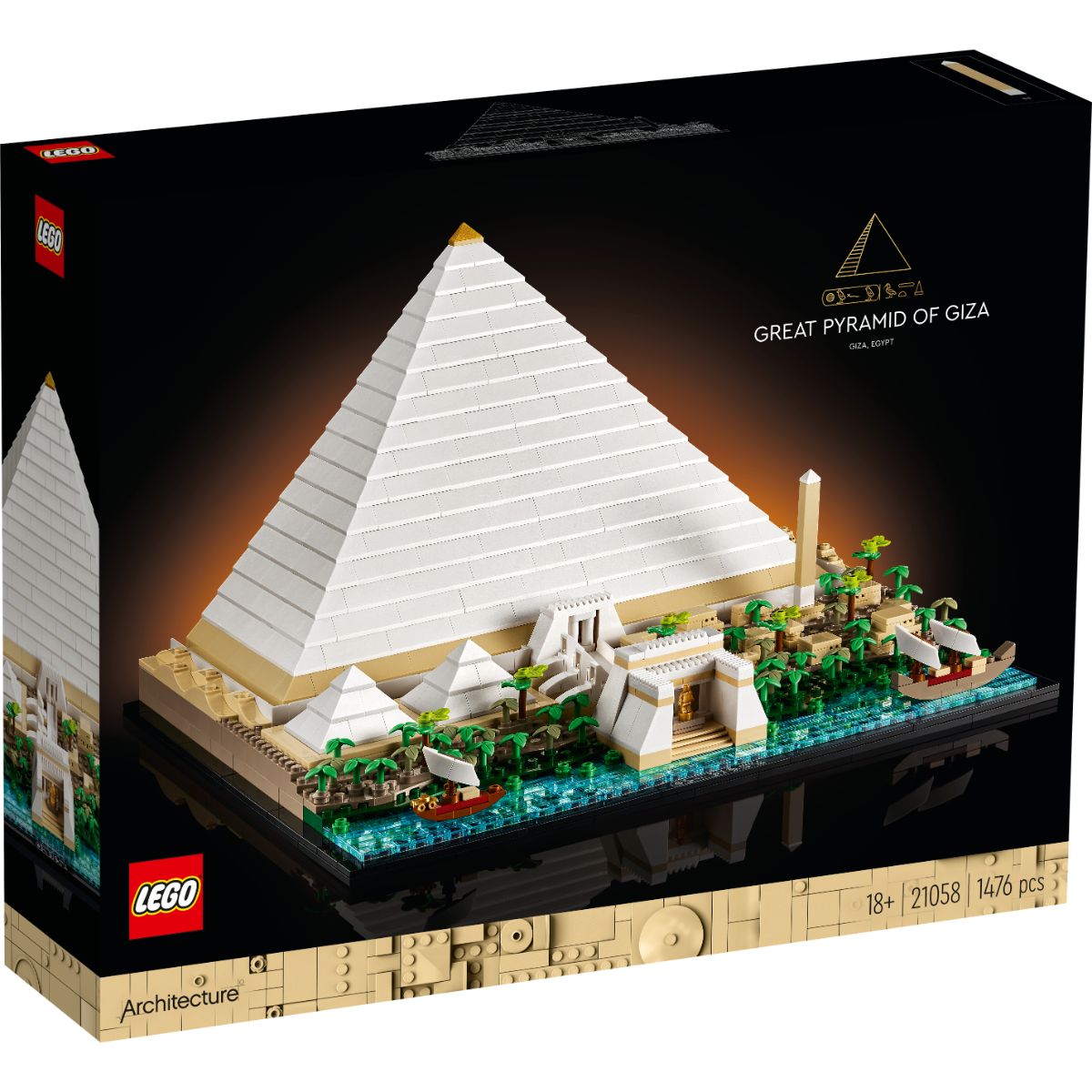 LEGO® Architecture – Marea piramida din Giza (21058) (21058) imagine 2022 protejamcopilaria.ro