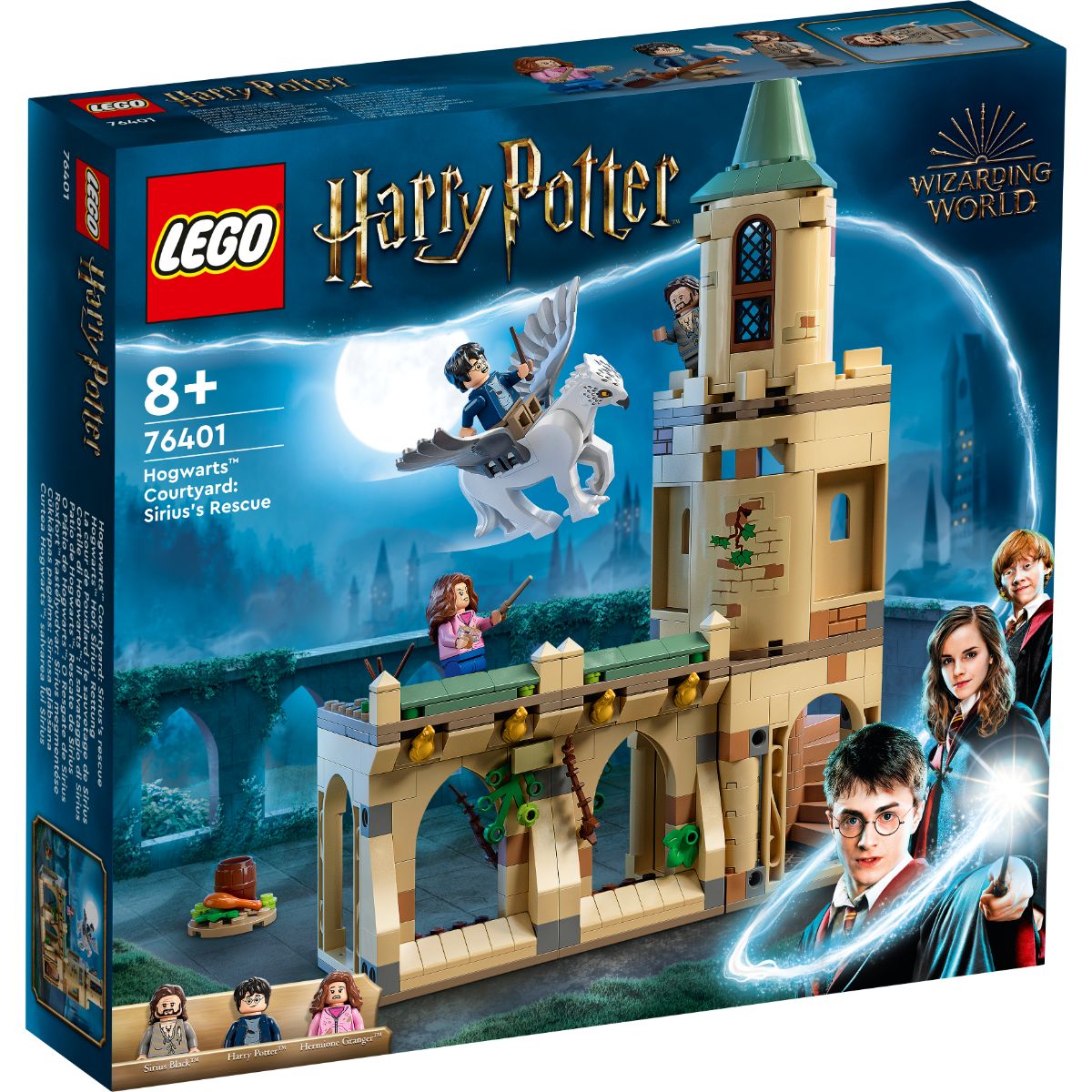 LEGO® Harry Potter – Curtea Hogwarts, Salvarea lui Sirius (76401) (76401) imagine 2022 protejamcopilaria.ro