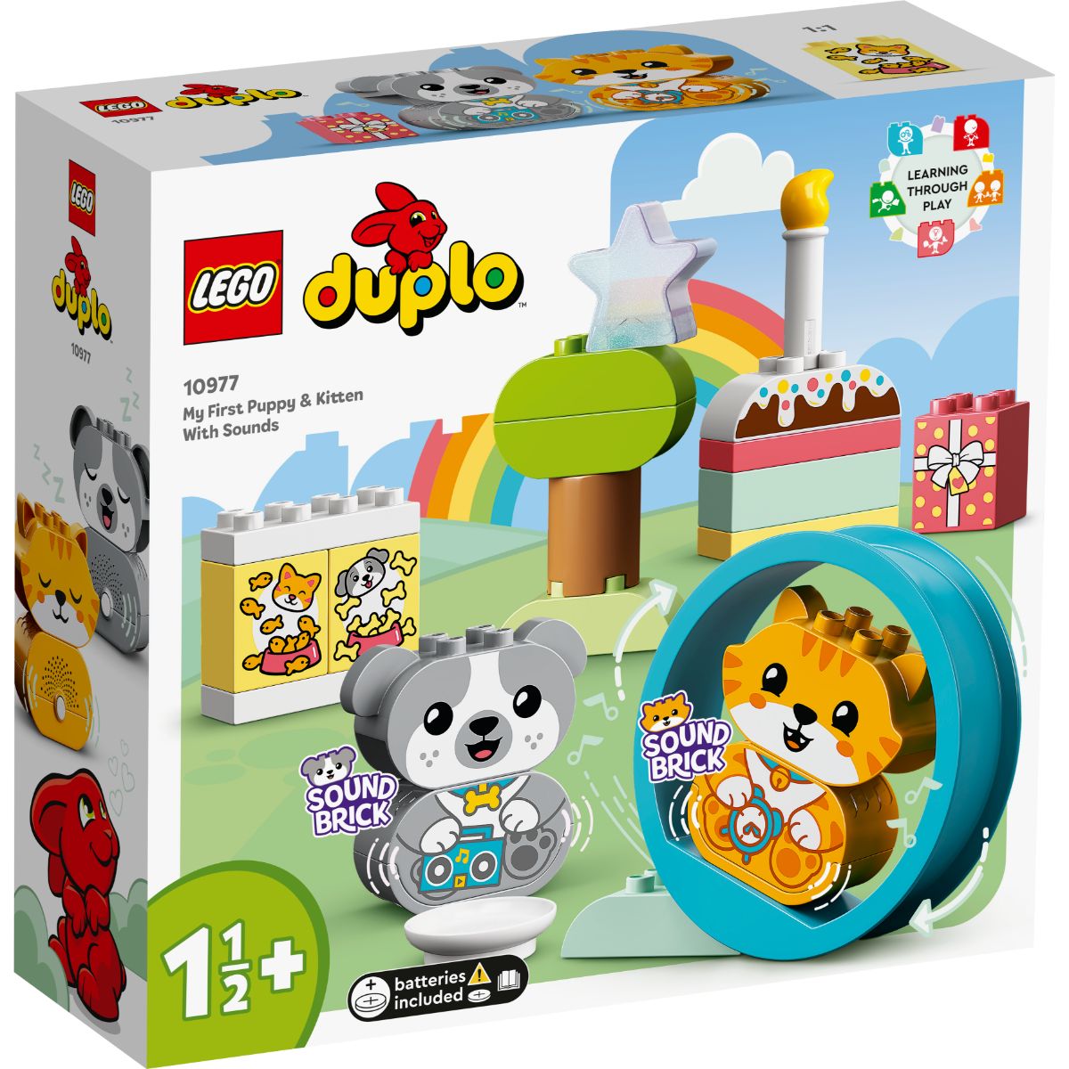 LEGO® Duplo – Primul meu catelus si pisoi cu sunete (10977) (10977)