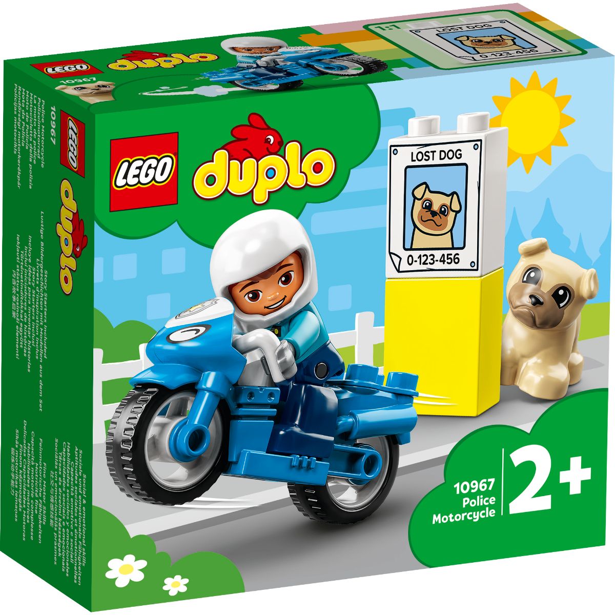 LEGO® Duplo – Motocicleta de politie (10967) LEGO® imagine 2022