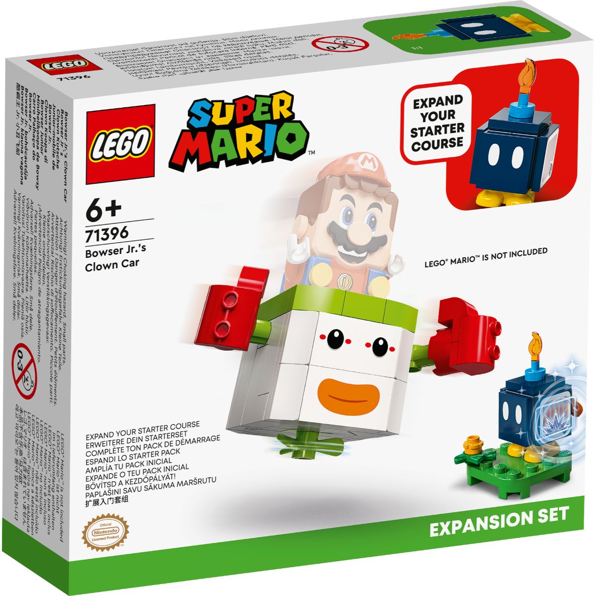 LEGO® Mario – Set de extindere clovn-mobil Bowser Jr. (71396) LEGO® imagine noua
