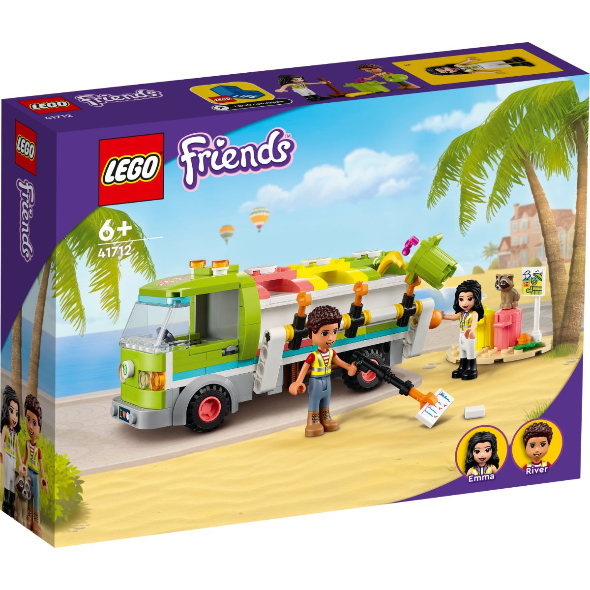 LEGO® Friends – Camionul de reciclare (41712) (41712) imagine noua responsabilitatesociala.ro