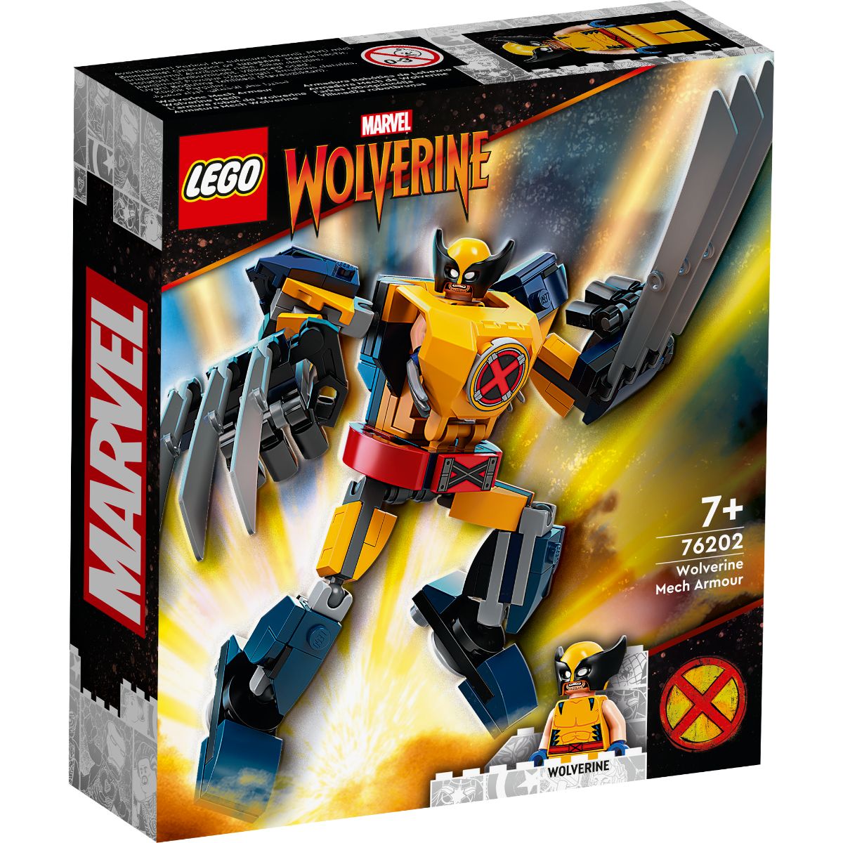 LEGO® Super Heroes – Costum De Robot Wolverine (76202) (76202) imagine 2022 protejamcopilaria.ro
