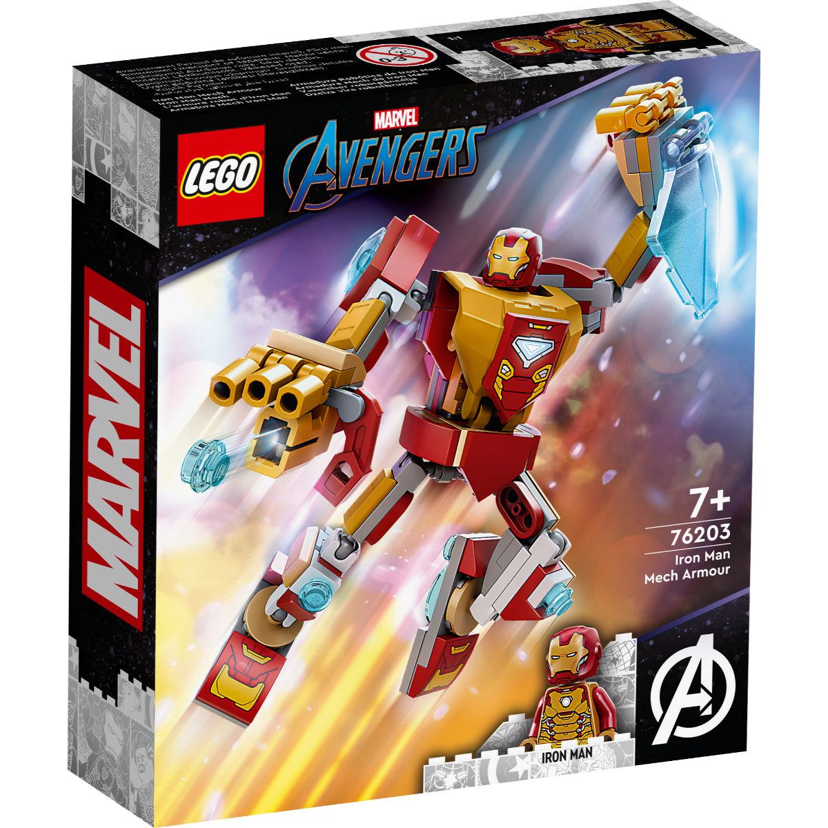 LEGO® Super Heroes – Armura De Robot A Lui Iron Man (76203) LEGO