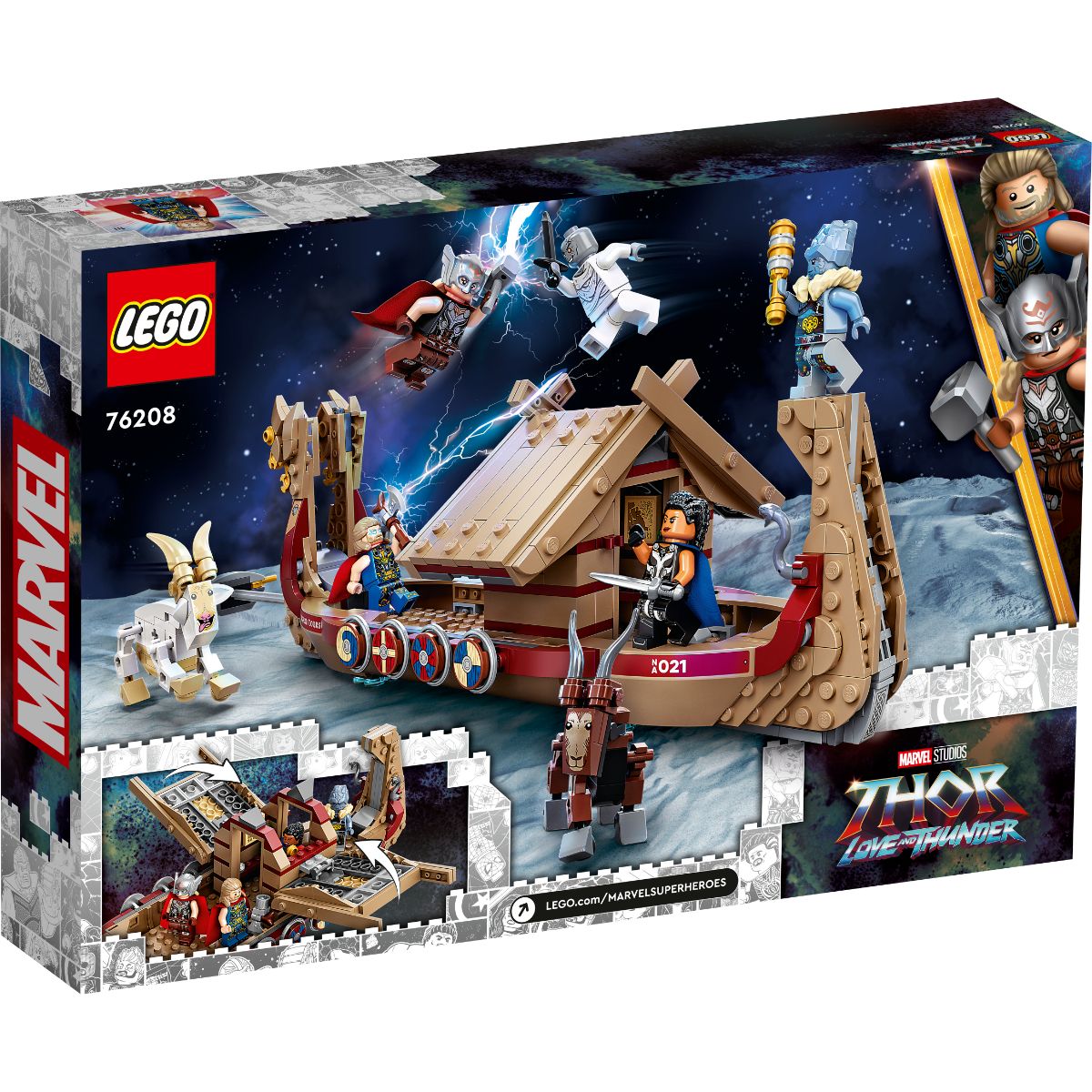 LEGO® Super Heroes – Barca trasa de capra​ (76208) (76208)