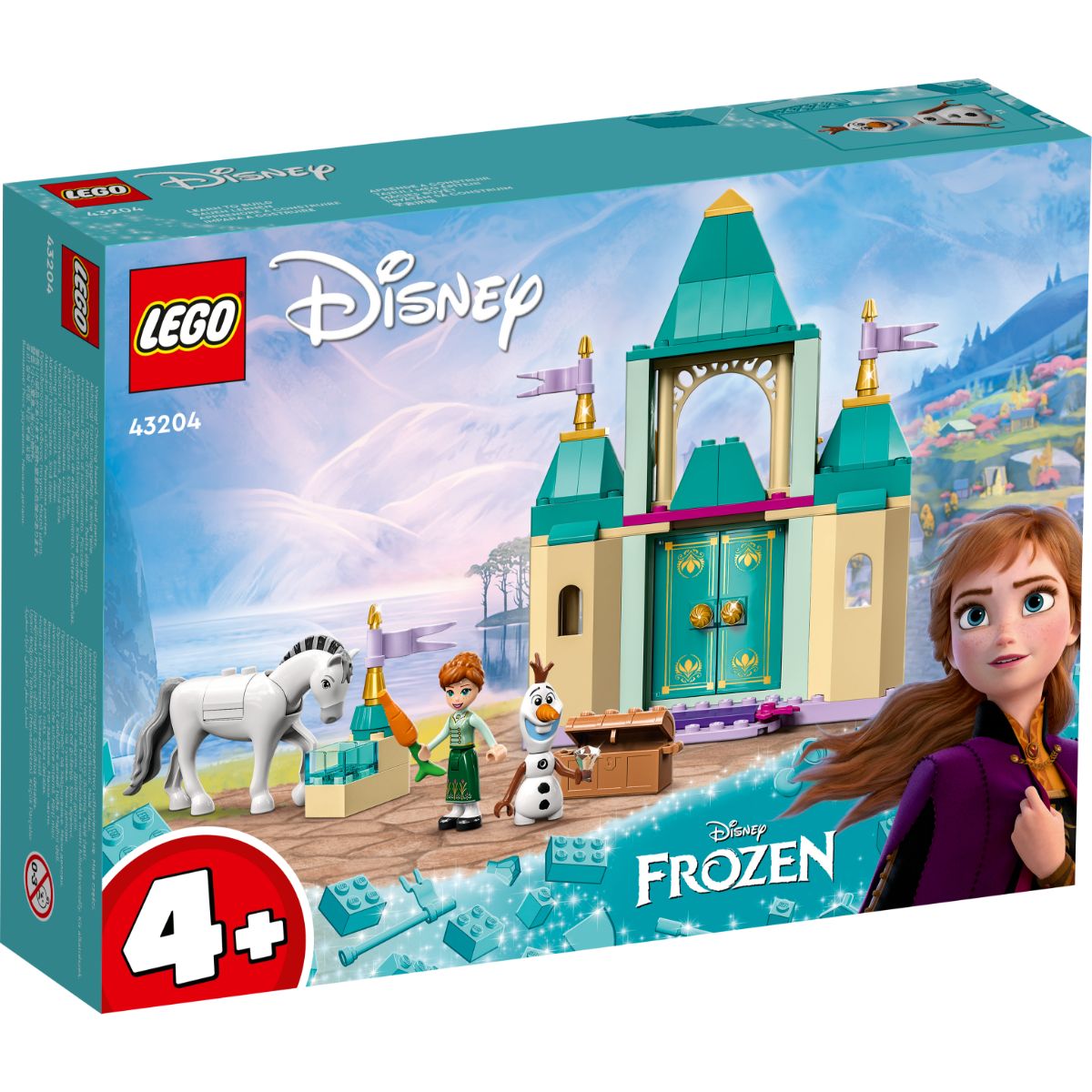 LEGO® Disney Princess – Distractie la castel cu Anna si Olaf (43204) (43204) imagine noua responsabilitatesociala.ro