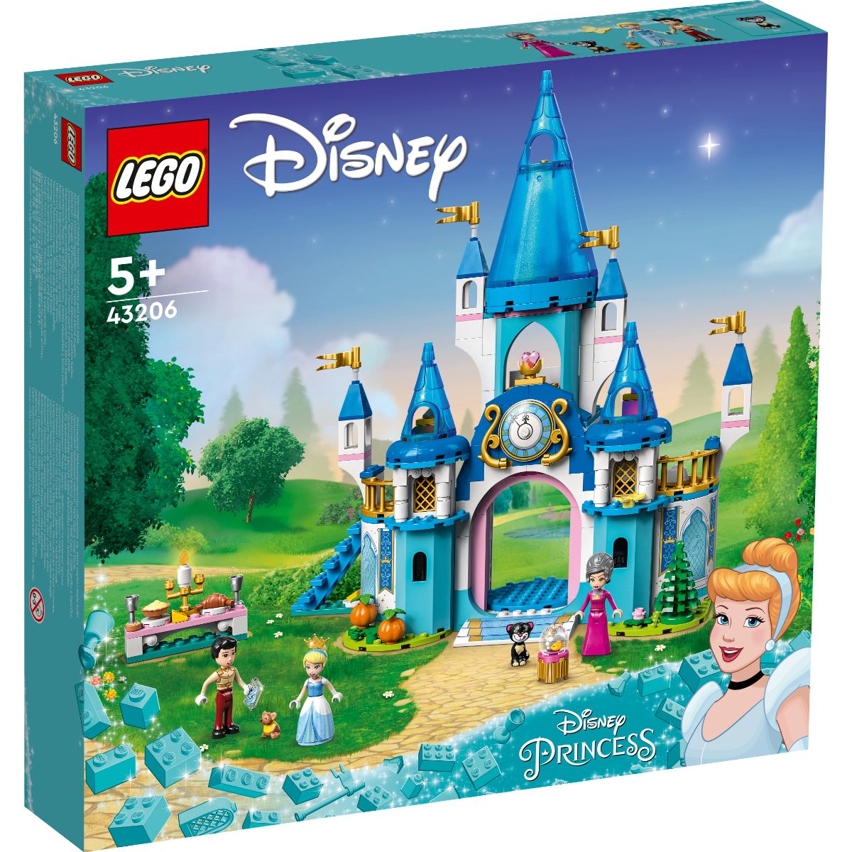 LEGOÂ® Disney Princess - Castelul Cenusaresei si a lui Fat Frumos (43206)