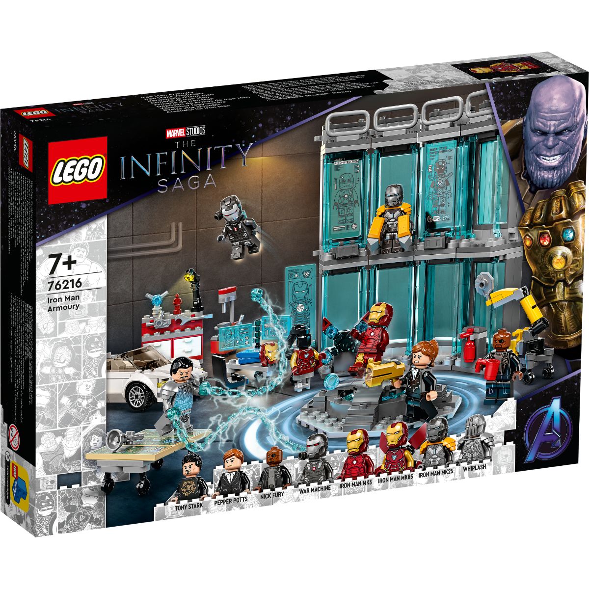 LEGO® Super Heroes – Arsenalul Lui Iron Man (76216) (76216) imagine 2022 protejamcopilaria.ro