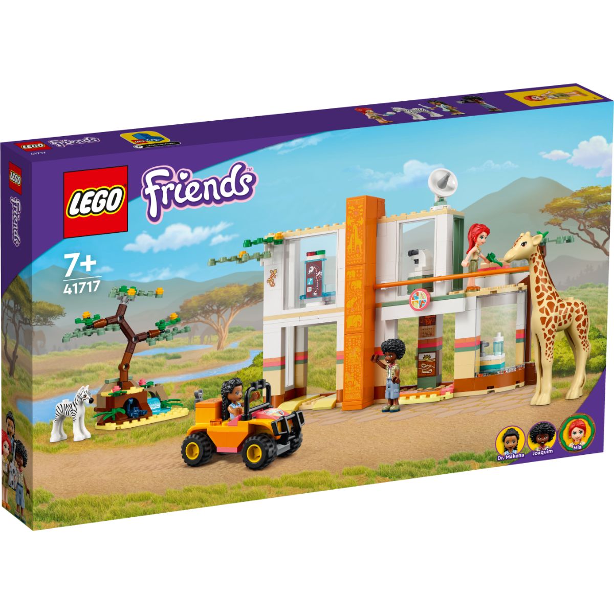 LEGO® Friends - Salvarea animalelor salbatice cu Mia (41717)