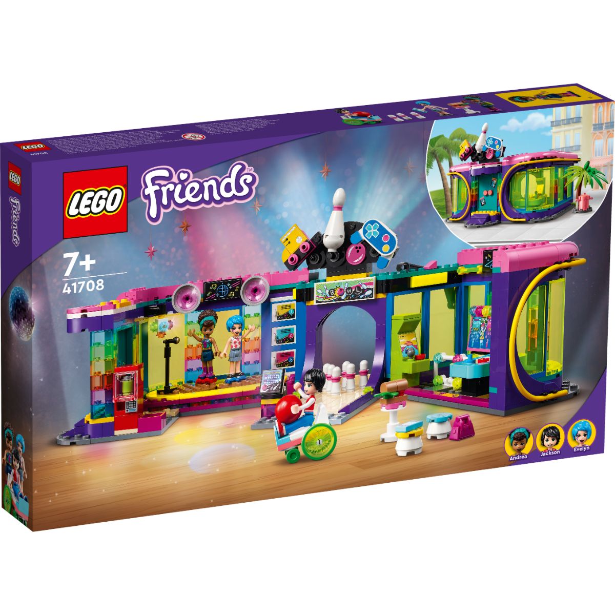 LEGO® Friends – Galeria disco cu jocuri electronice (41708) LEGO