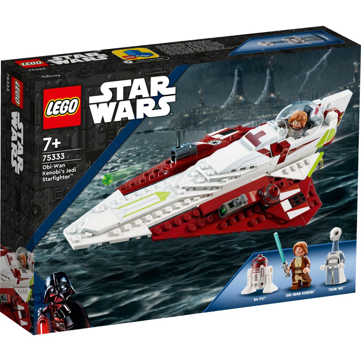 LEGO® Star Wars – Jedi Starfighter-ul lui Obi-Wan Kenobi (75333) 75333 imagine noua responsabilitatesociala.ro
