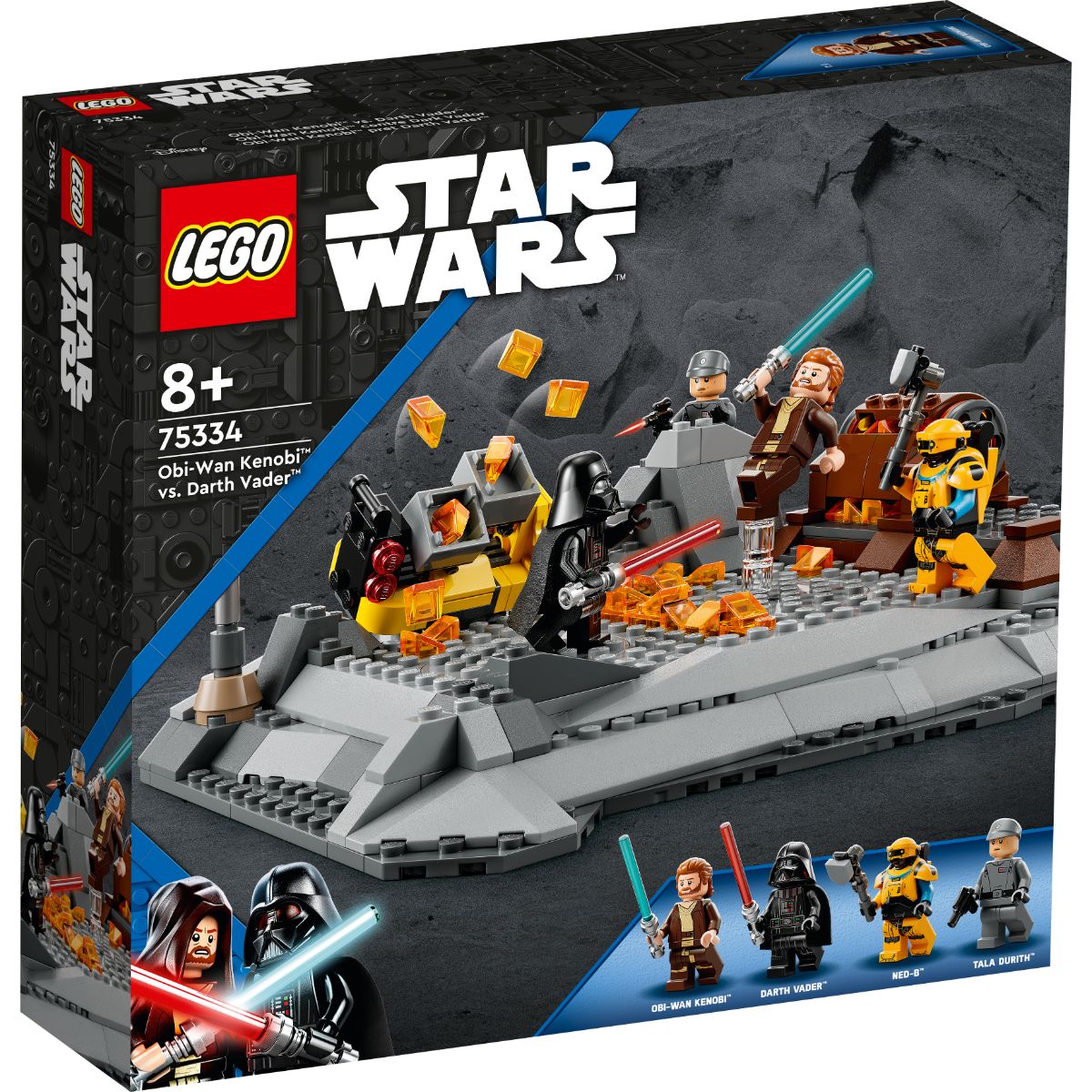 LEGO® Star Wars – Obi-Wan Kenobi Vs Darth Vader (75334) (75334) imagine 2022 protejamcopilaria.ro