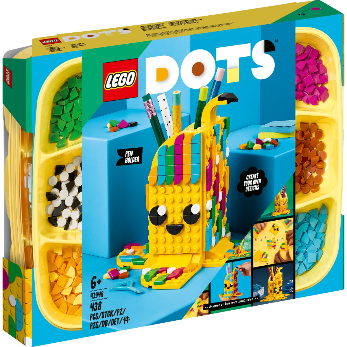 LEGO® Dots – Suport Pentru Pixuri (41948) (41948) imagine 2022 protejamcopilaria.ro