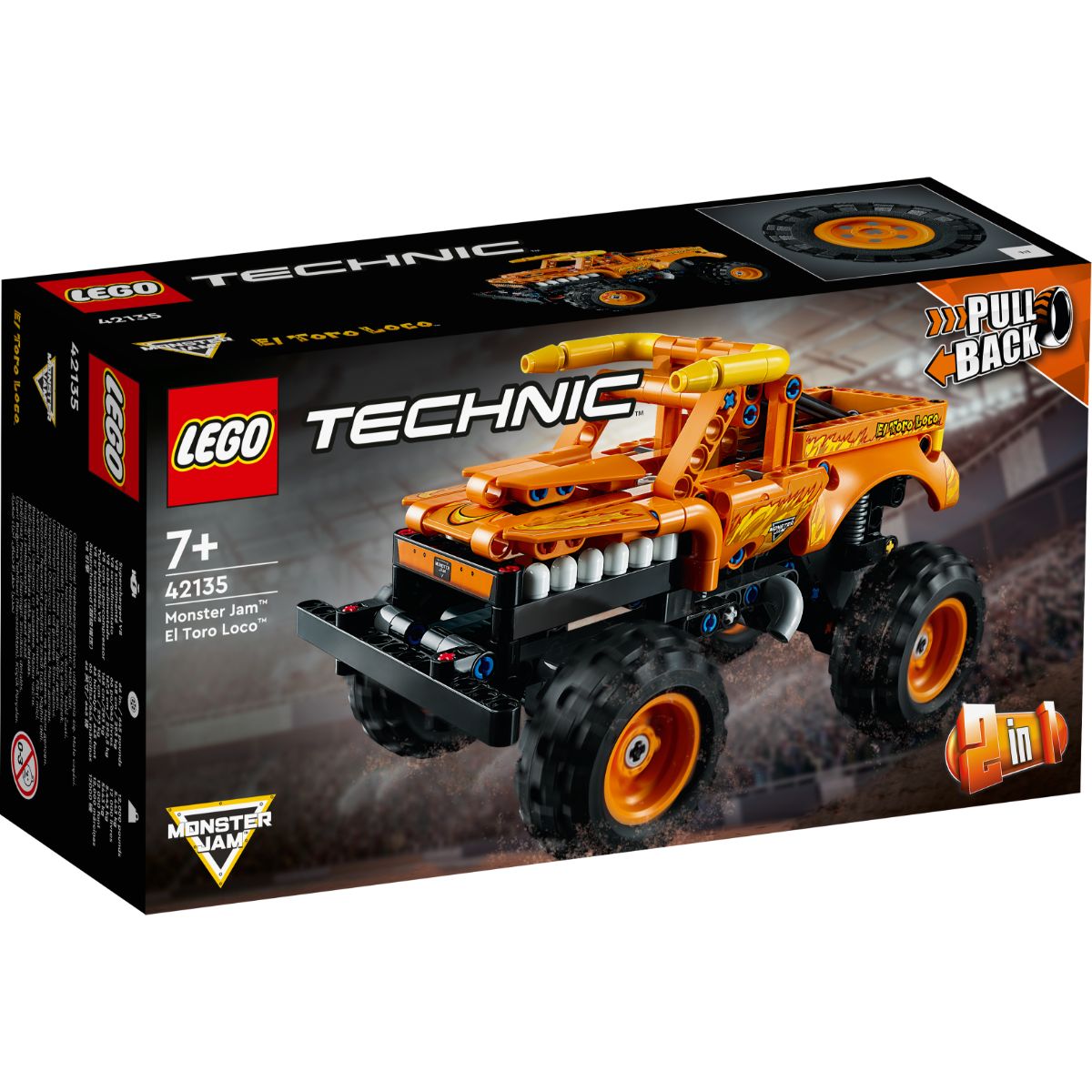 LEGO® Technic – Monster Jam El Toro Loco (42135) (42135) imagine noua responsabilitatesociala.ro