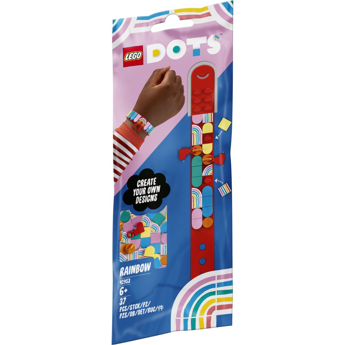 LEGO® Dots - Bratara curcubeu cu talismane (41953) - Cumpar-online.ro