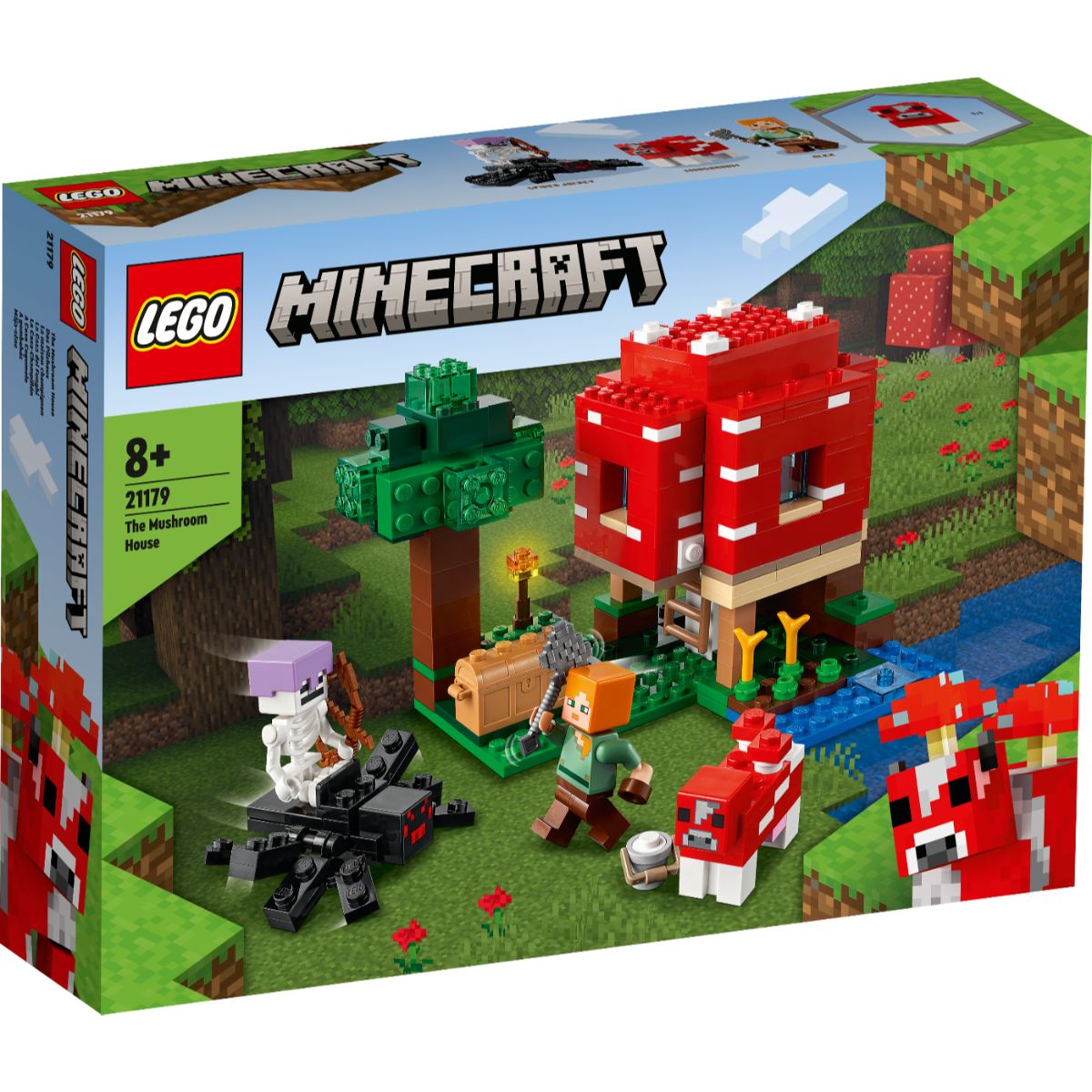 LEGO® Minecraft – Casa Ciuperca (21179) (21179) imagine 2022 protejamcopilaria.ro