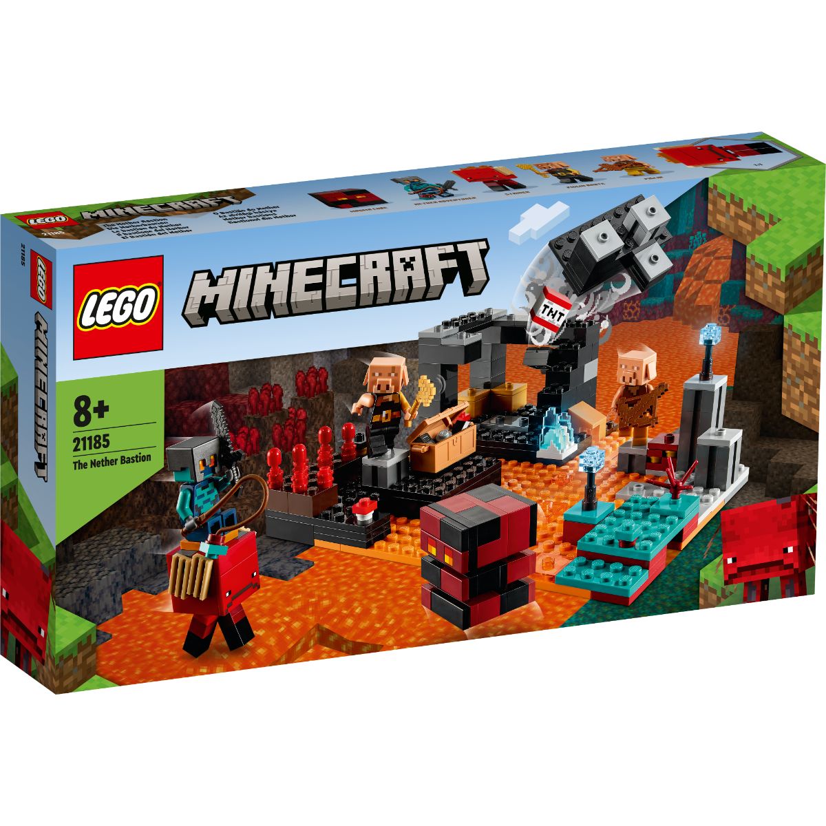 Lego® minecraft - bastionul din nether (21185)