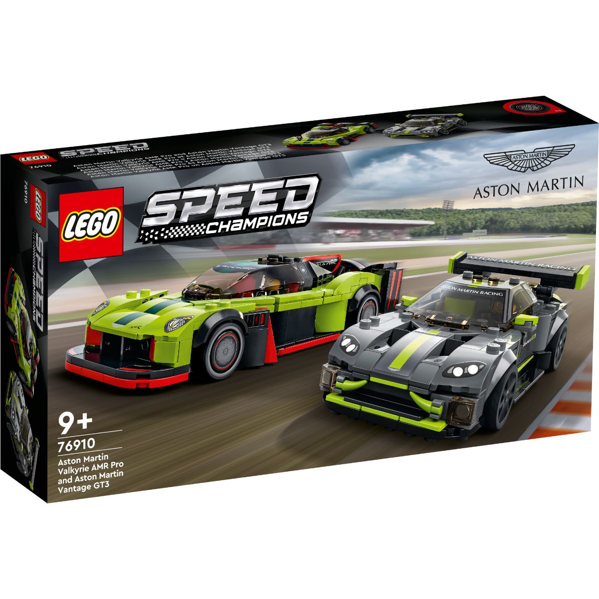 LEGO® Speed Champions – Aston Martin Valkyrie Amr Pro si Aston Martin Vantage Gt3 (76910) (76910) imagine noua responsabilitatesociala.ro