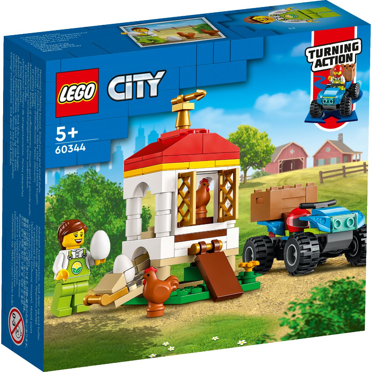 Lego® city - cotet de gaini (60344)