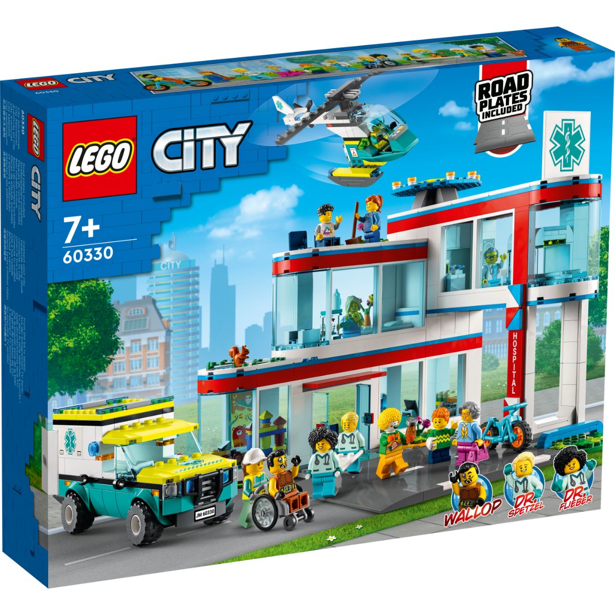 LEGO® City – Spital (60330) (60330) imagine 2022 protejamcopilaria.ro