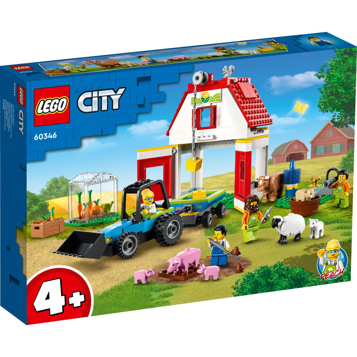 LEGO® City – Hambar si animale de la ferma (60346) (60346) imagine 2022 protejamcopilaria.ro