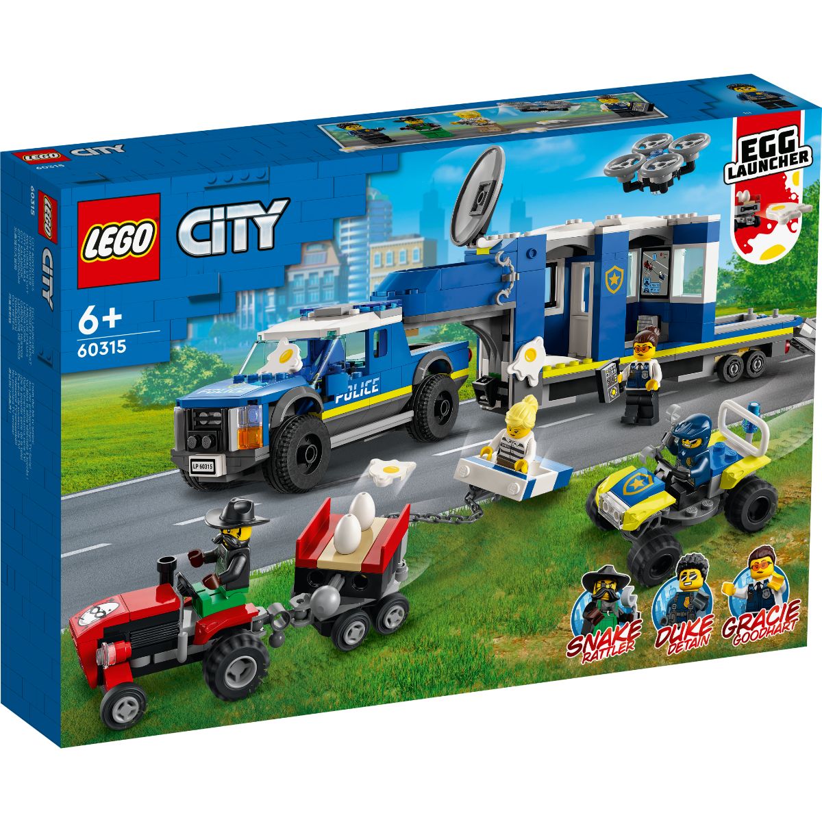 LEGO® City – Masina centru de comanda mobil al politiei (60315) LEGO