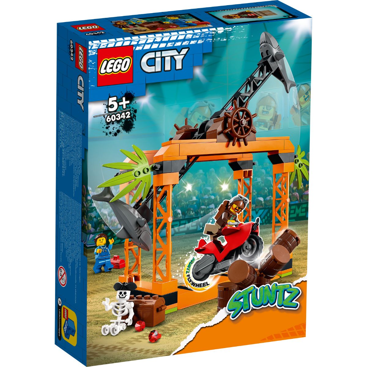 LEGO® City Stuntz – Provocarea de cascadorii Atacul Rechinului (60342) (60342)