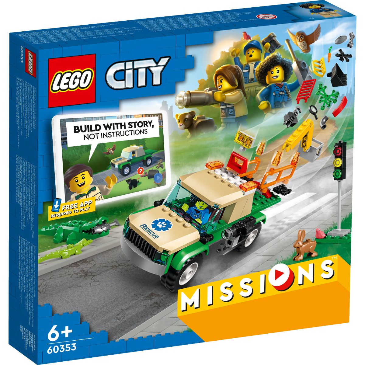 LEGO® City – Misiuni de salvare a animalelor salbatice (60353) LEGO