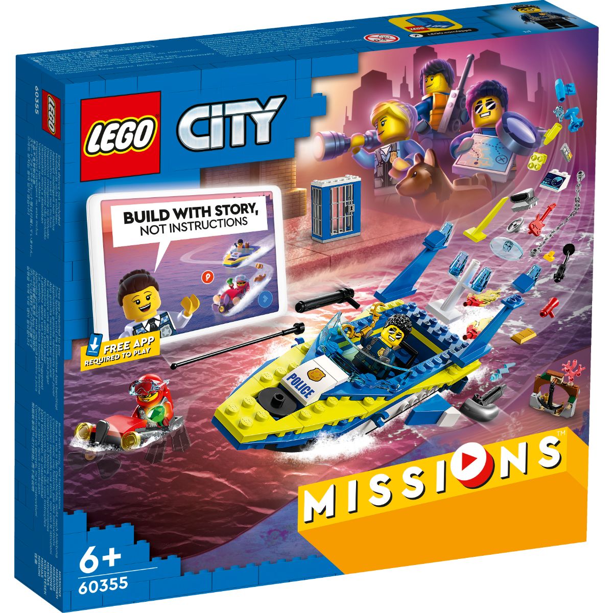 LEGO® City – Misiunile politiei apelor (60355) (60355) imagine noua responsabilitatesociala.ro