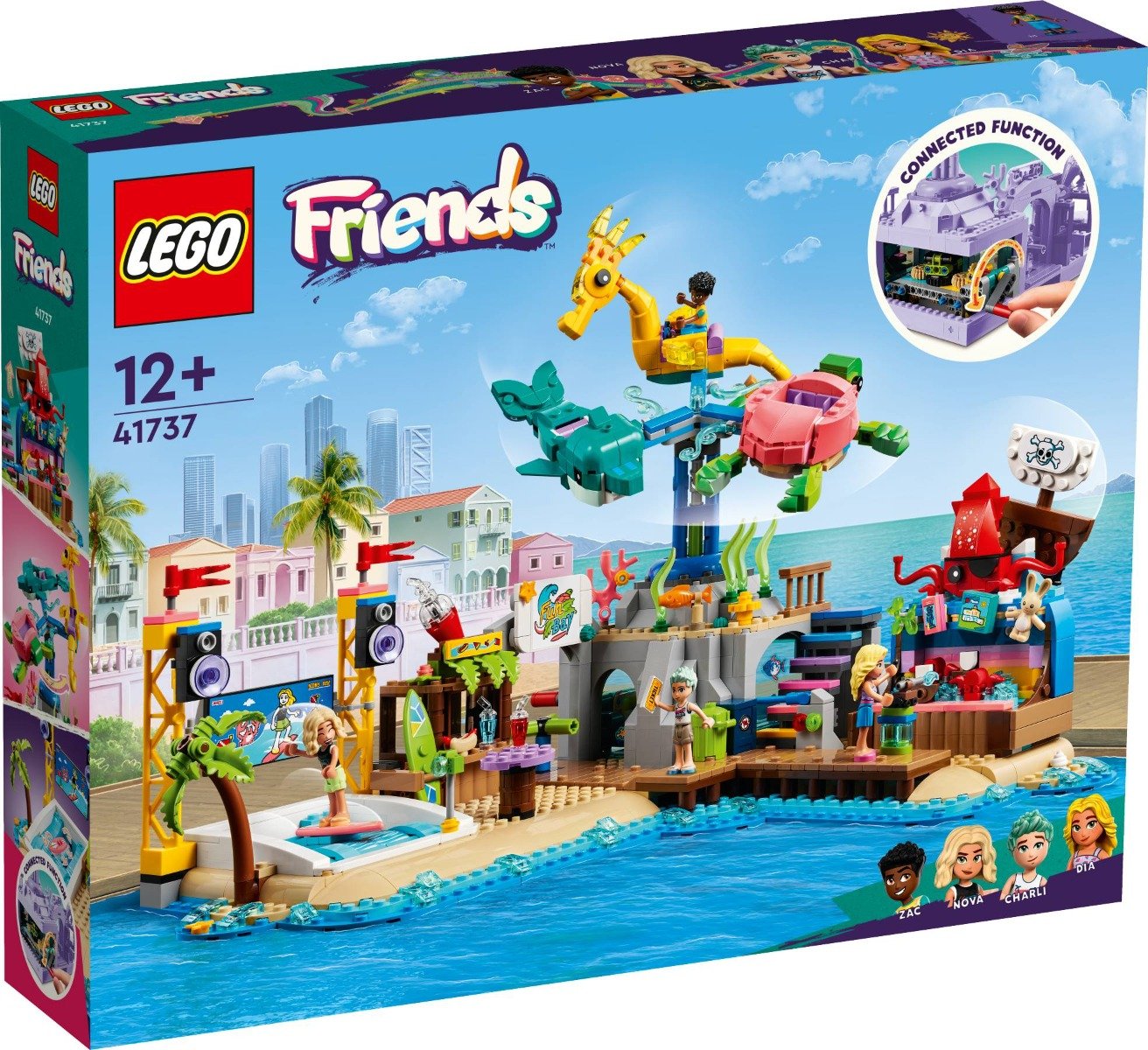 LEGO® Friends – Parc de distractii pe plaja (41737) 41737 imagine noua responsabilitatesociala.ro