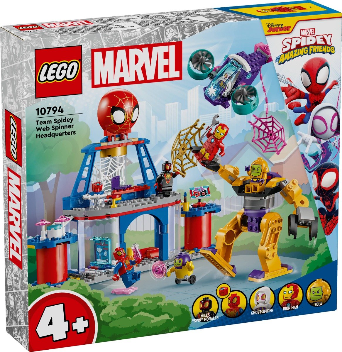 LEGO® Spidey – Cartierul general al echipei lui Spidey (10794) LEGO® Spidey