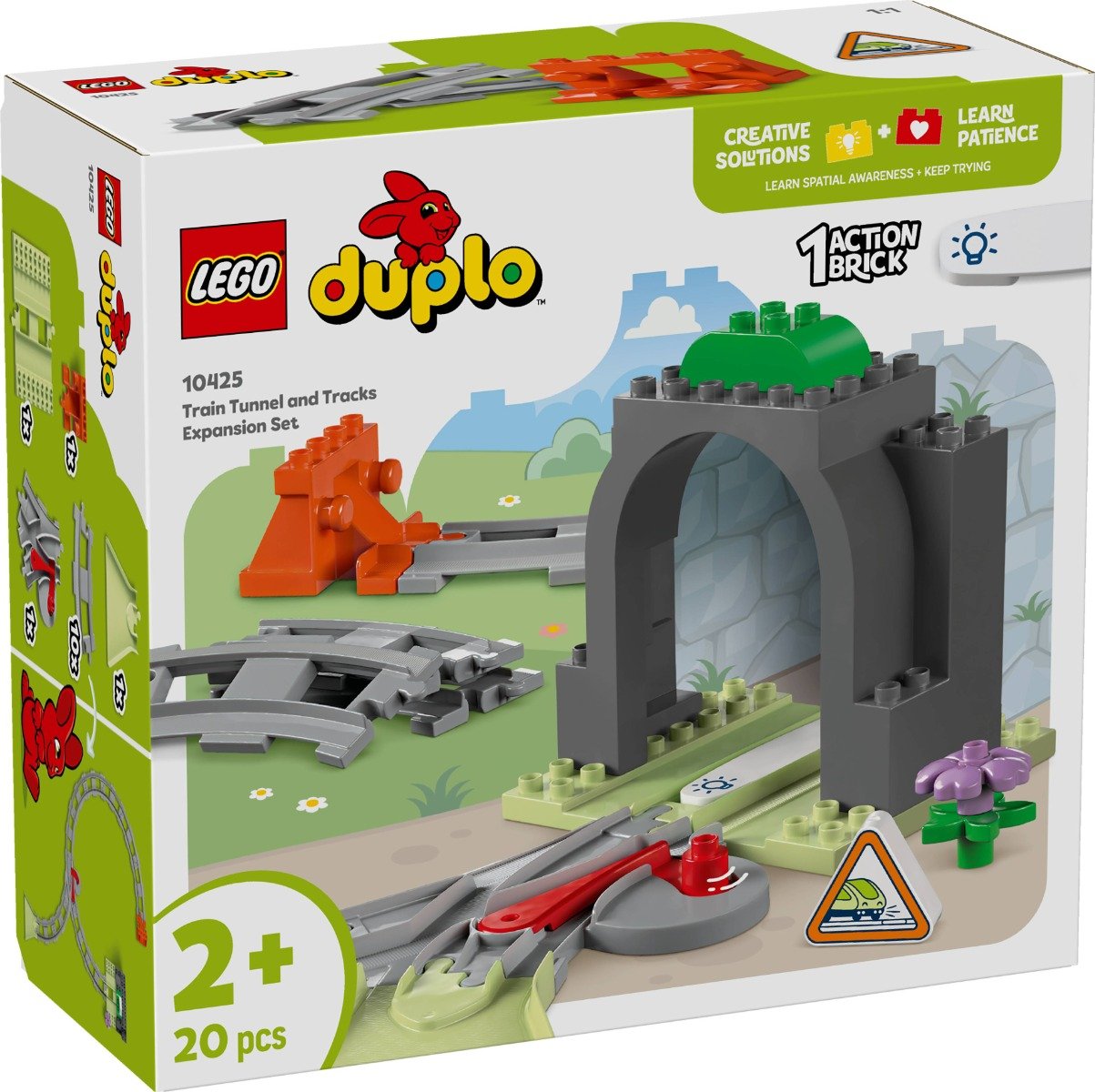 LEGO® DUPLO® - Set de extindere Tunel si sine de cale ferata (10425)