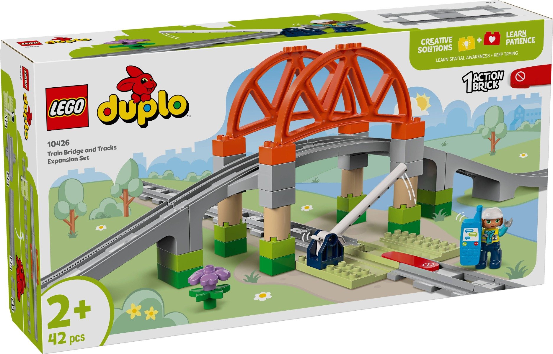 LEGO® DUPLO® - Set de extindere Pod si sine de cale ferata (10426)