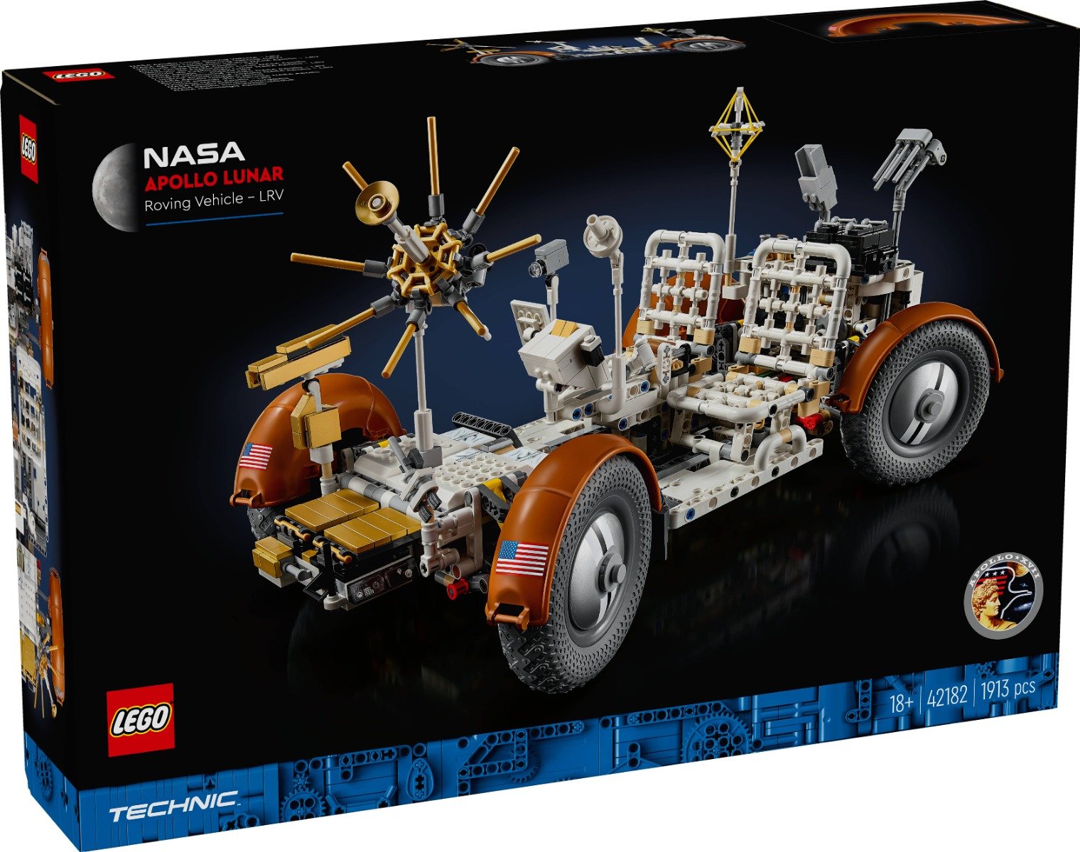 LEGOÂ® Technic - Roverul selenar din misiunile Nasa Apollo (42182)